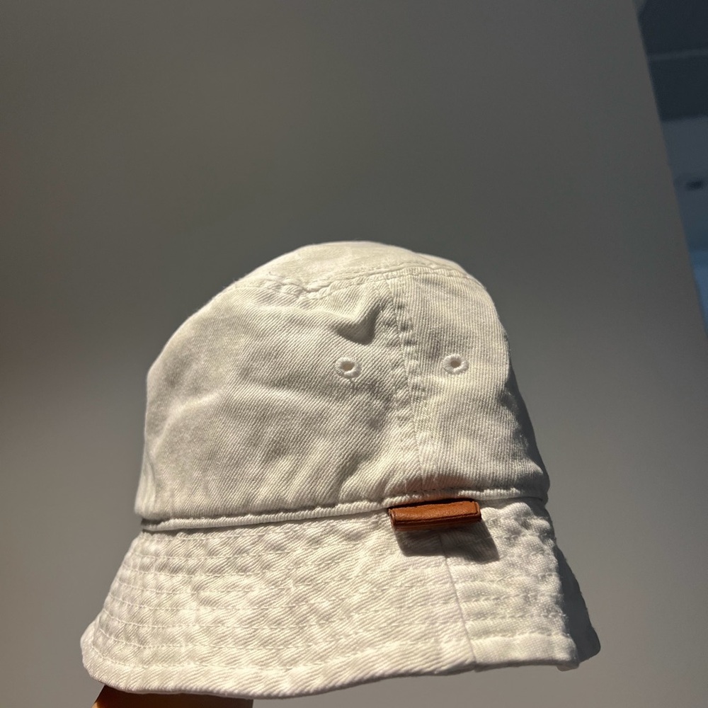 Coach White Bucket Hat